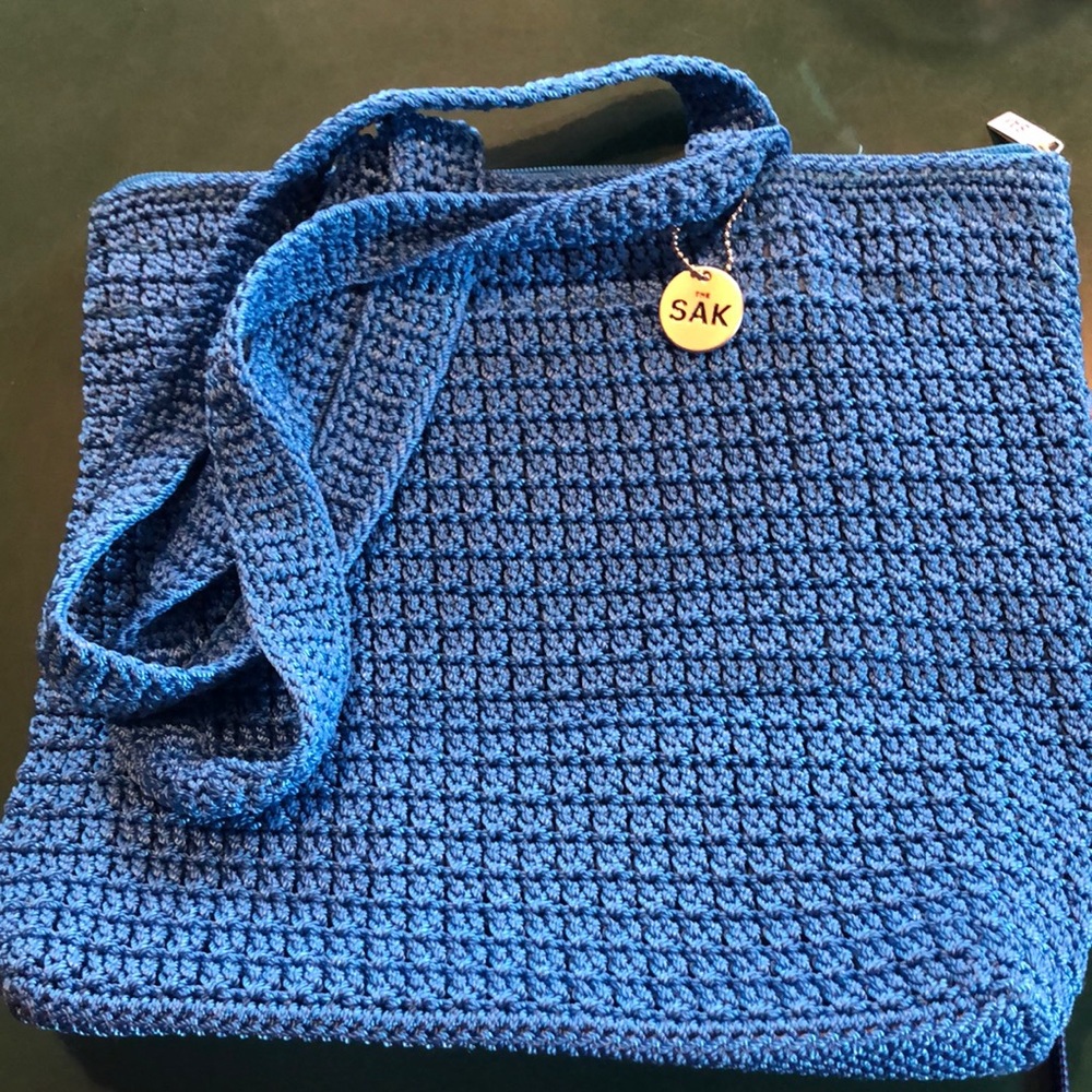 The Sak brand shoulder bag. Gently used.